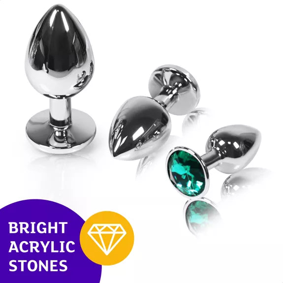 Premium Aluminum Alloy Circle Butt Plug unisex