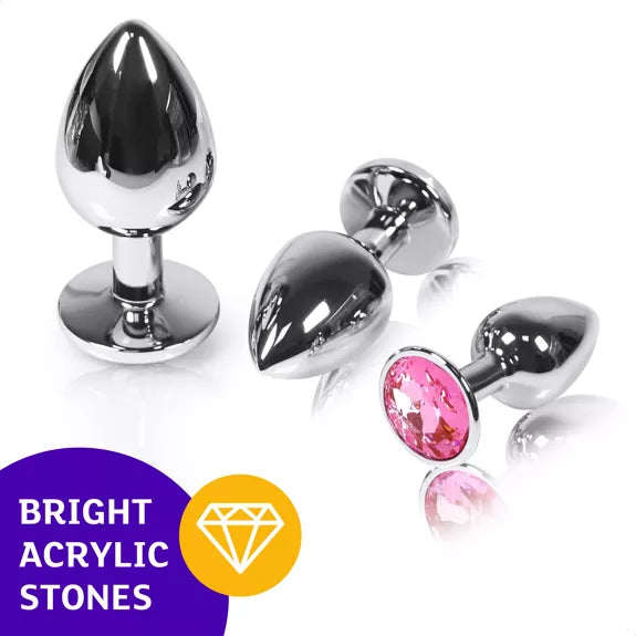 Premium Aluminum Alloy Circle Butt Plug unisex