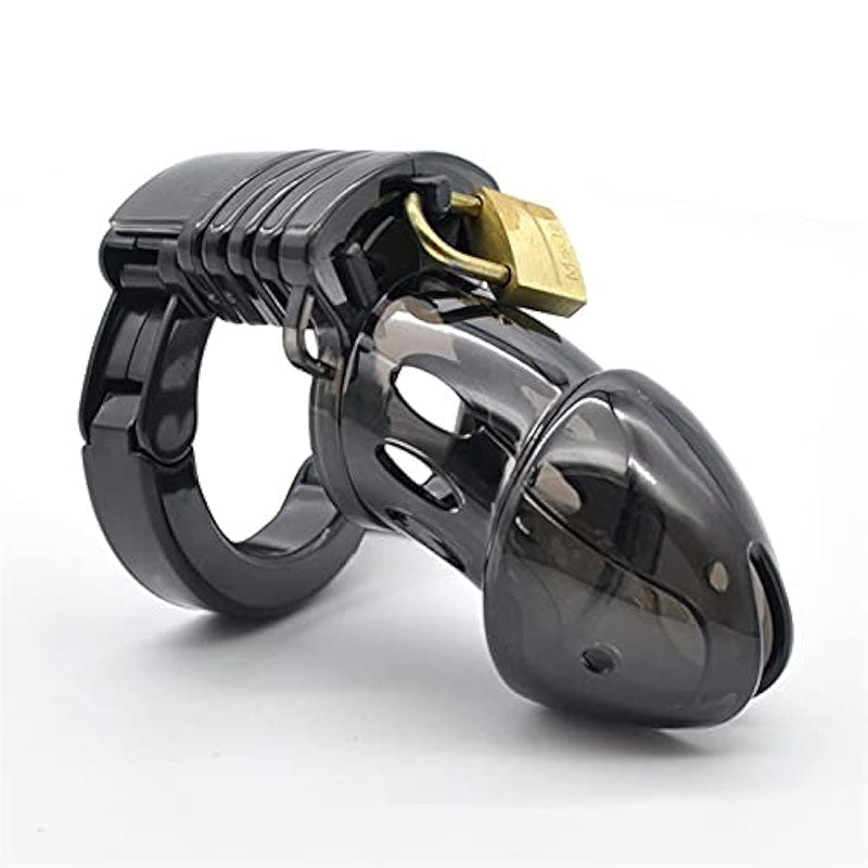 Male Pvc Fully Adjustable Chasity Cage lock