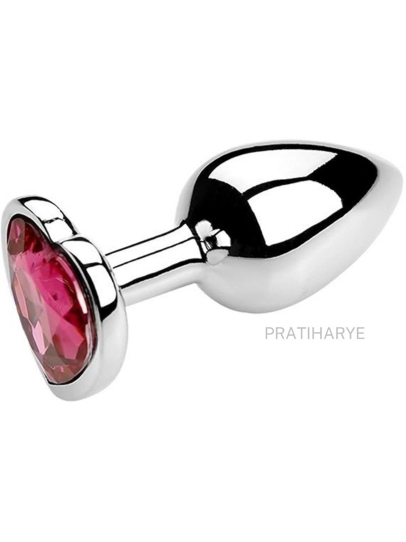 Premium Aluminum Alloy Heart Butt Plug unisex