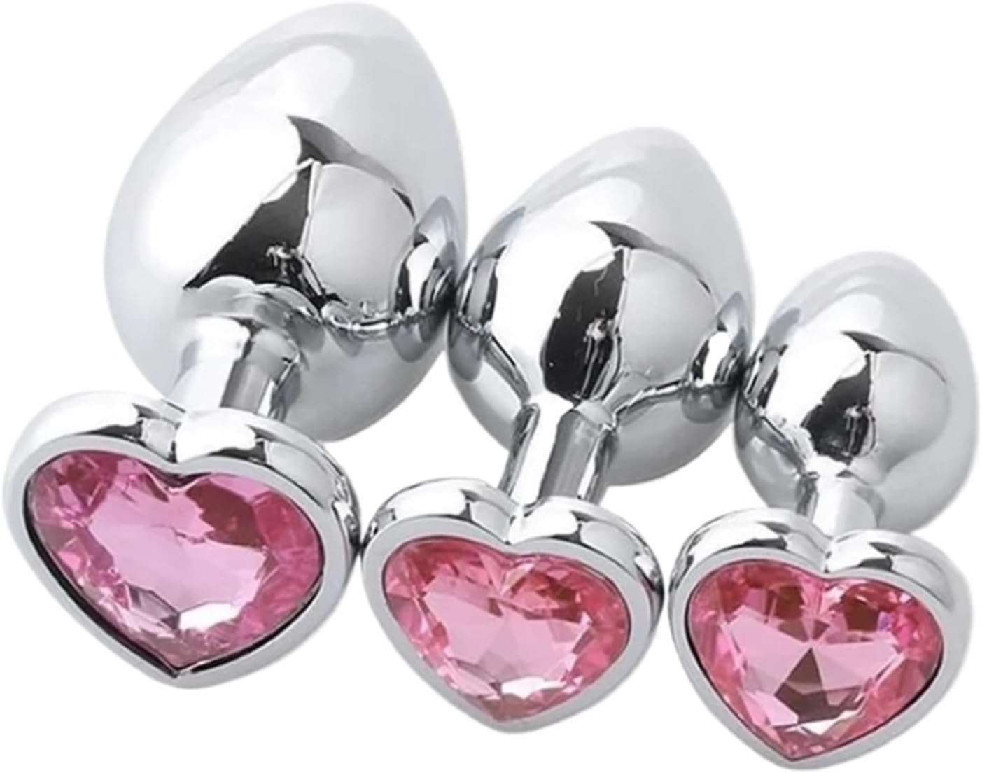Premium Aluminum Alloy Heart Butt Plug unisex