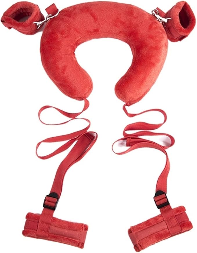 Neck-pillow Bed Restraints Hand Ankle Cuffs