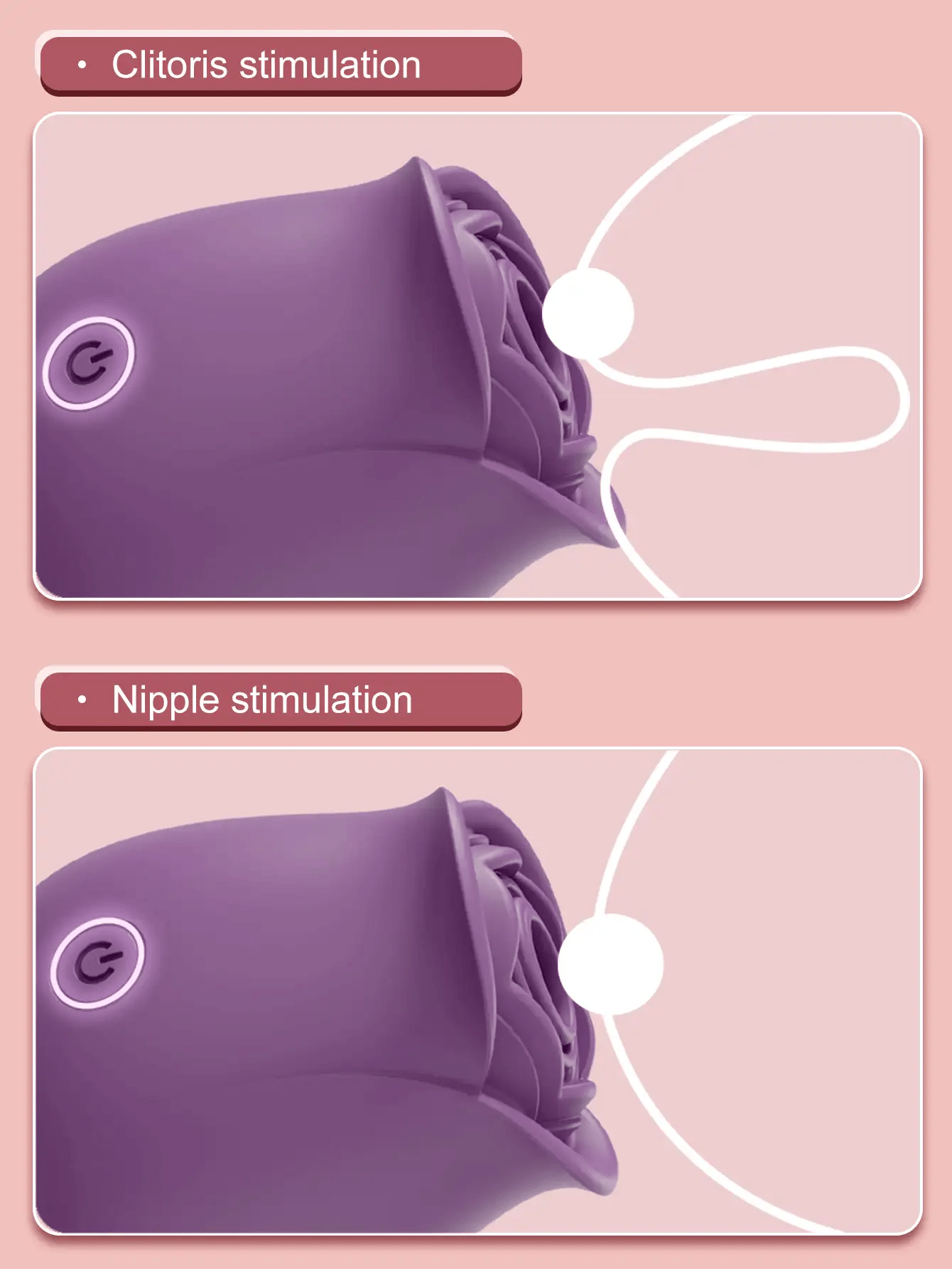 Rose whisper Sensual Sucking Vibrator