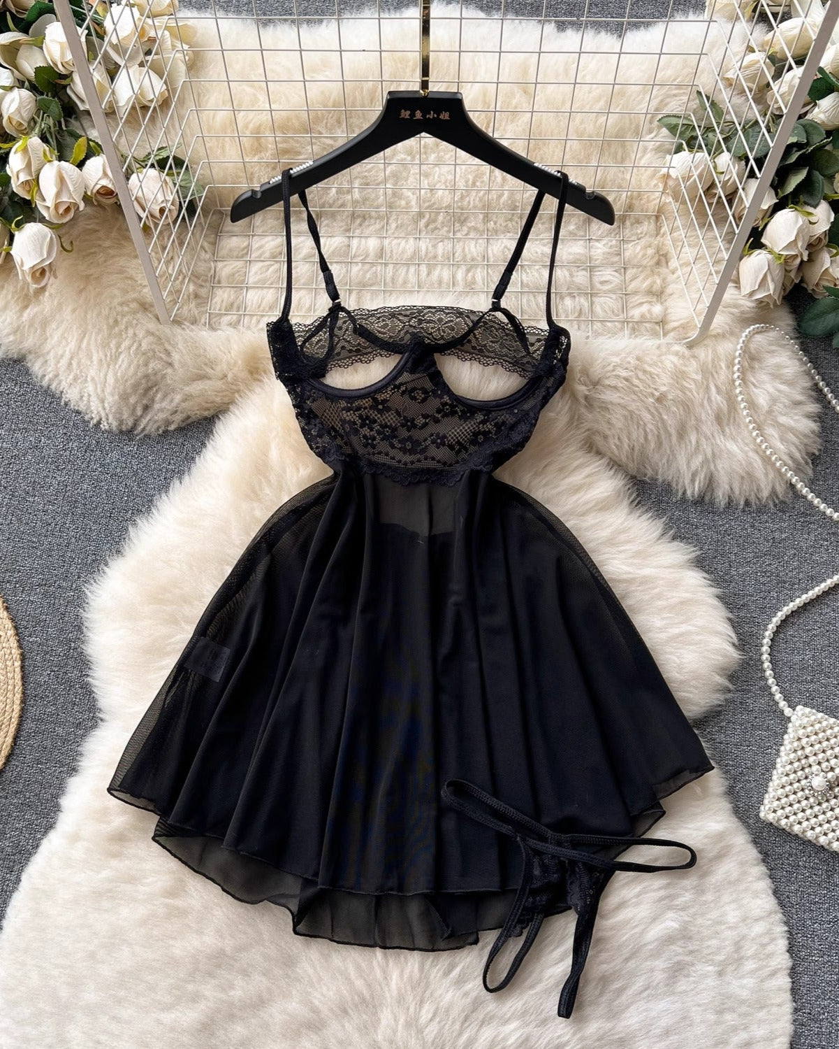 Midnight Whispers Negligee Lingerie