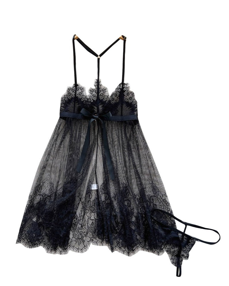 Make Him Stare Bustier Two Piece Lingerie