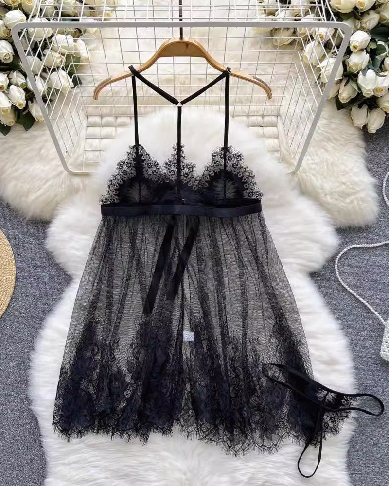 Make Him Stare Bustier Two Piece Lingerie