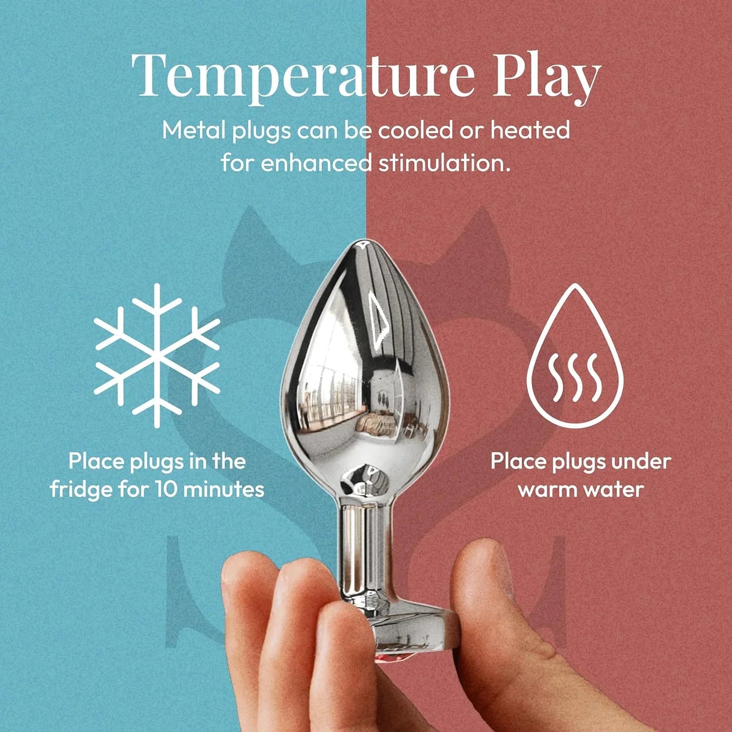 Premium Aluminum Alloy Heart Butt Plug unisex