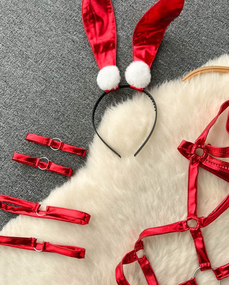 Flirt Game Strong Pu Lingerie