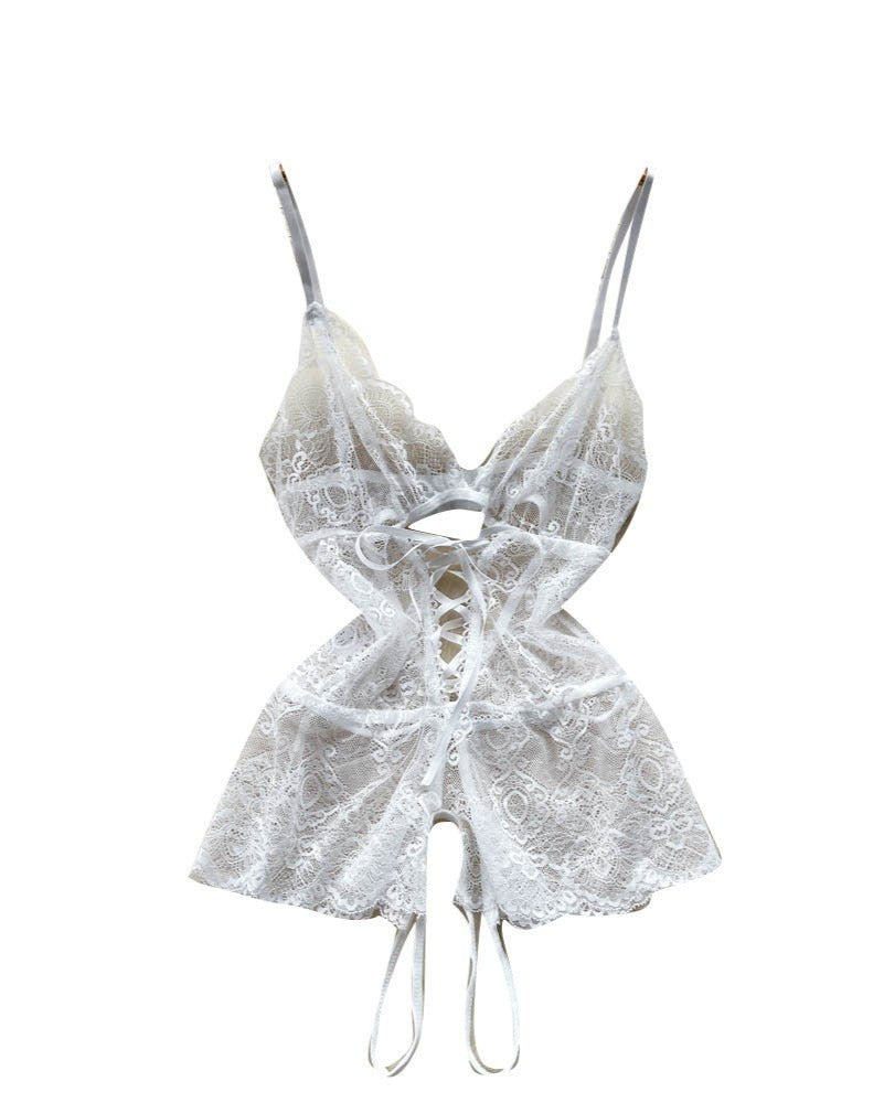 Black Rose Lace Intimate LIngerie