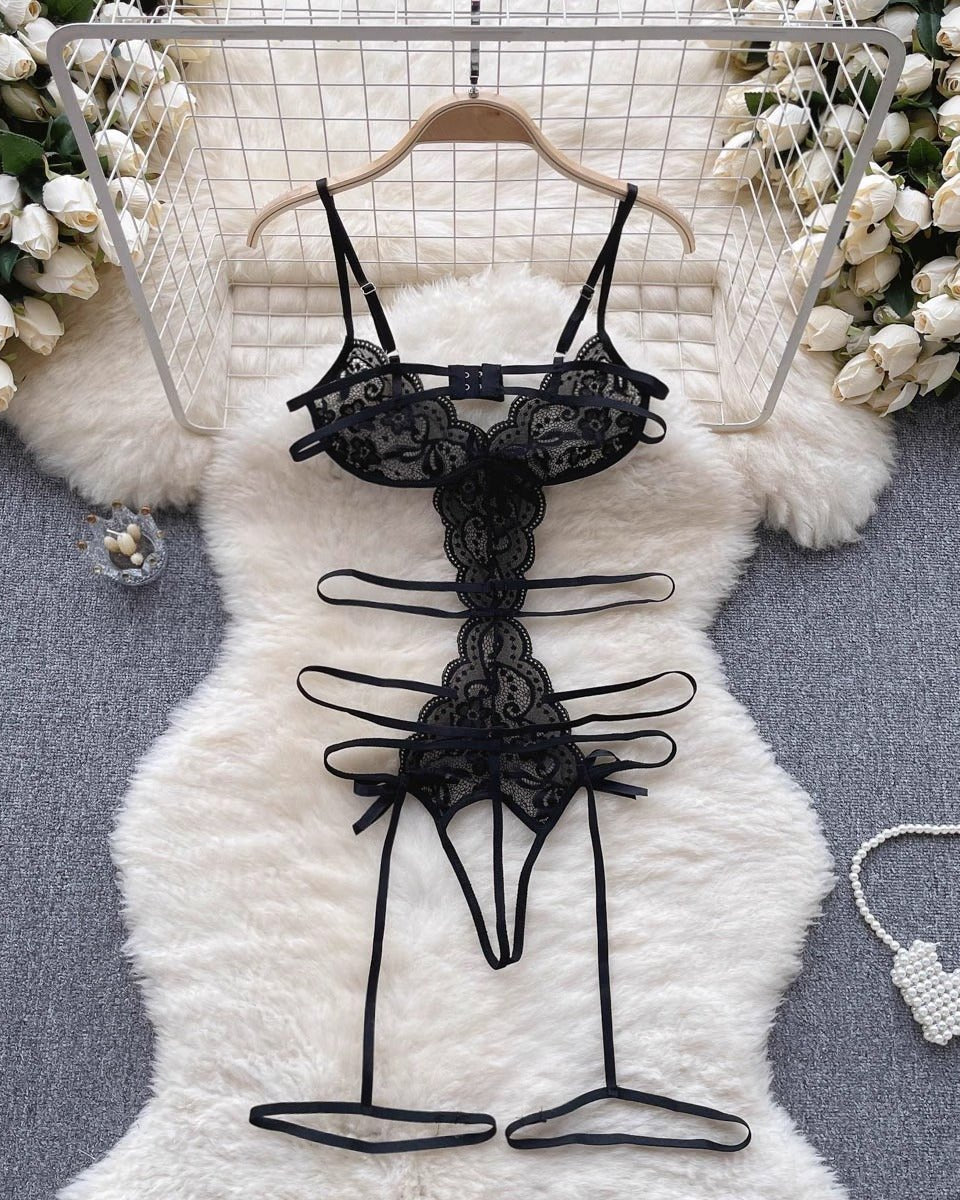 Ravishing Rouge Strappy Babydoll Lingerie
