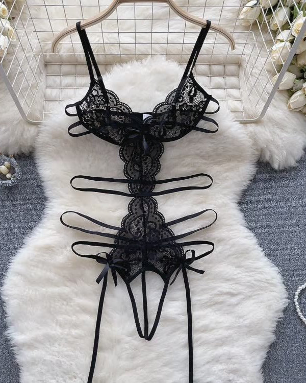 Ravishing Rouge Strappy Babydoll Lingerie