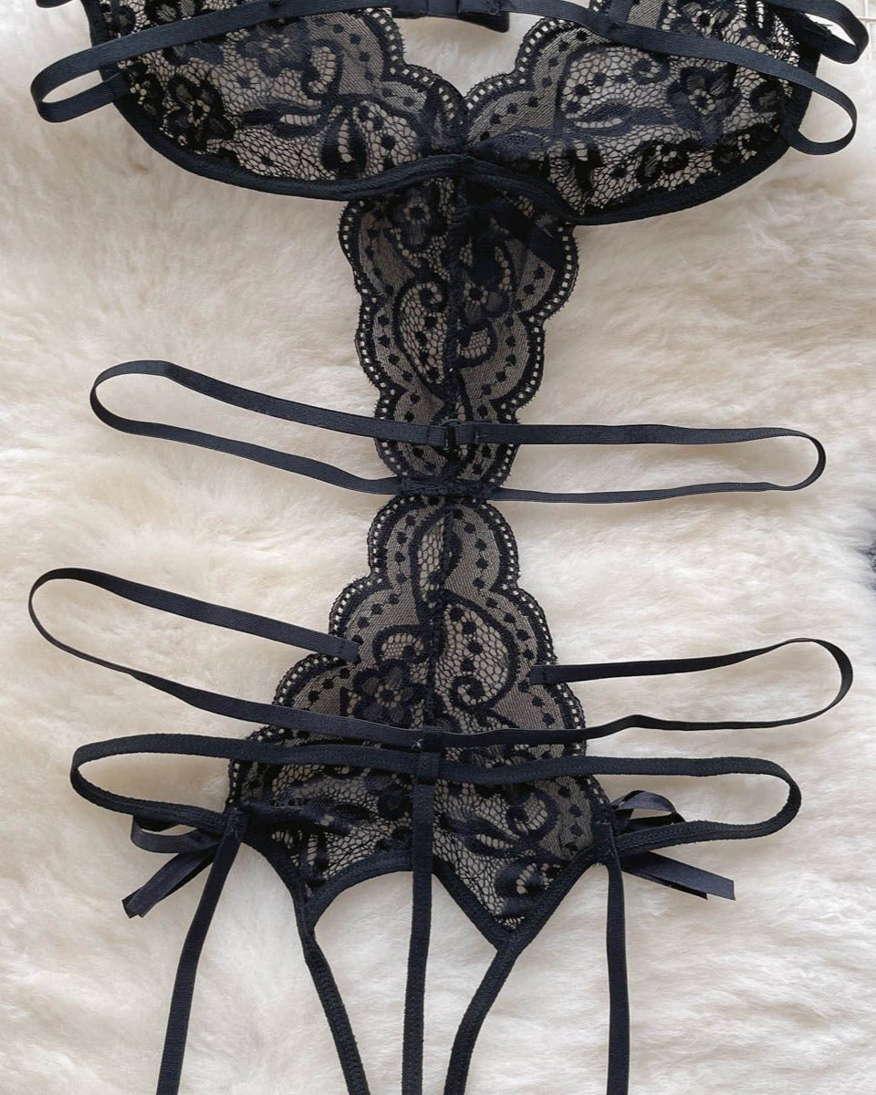 Ravishing Rouge Strappy Babydoll Lingerie