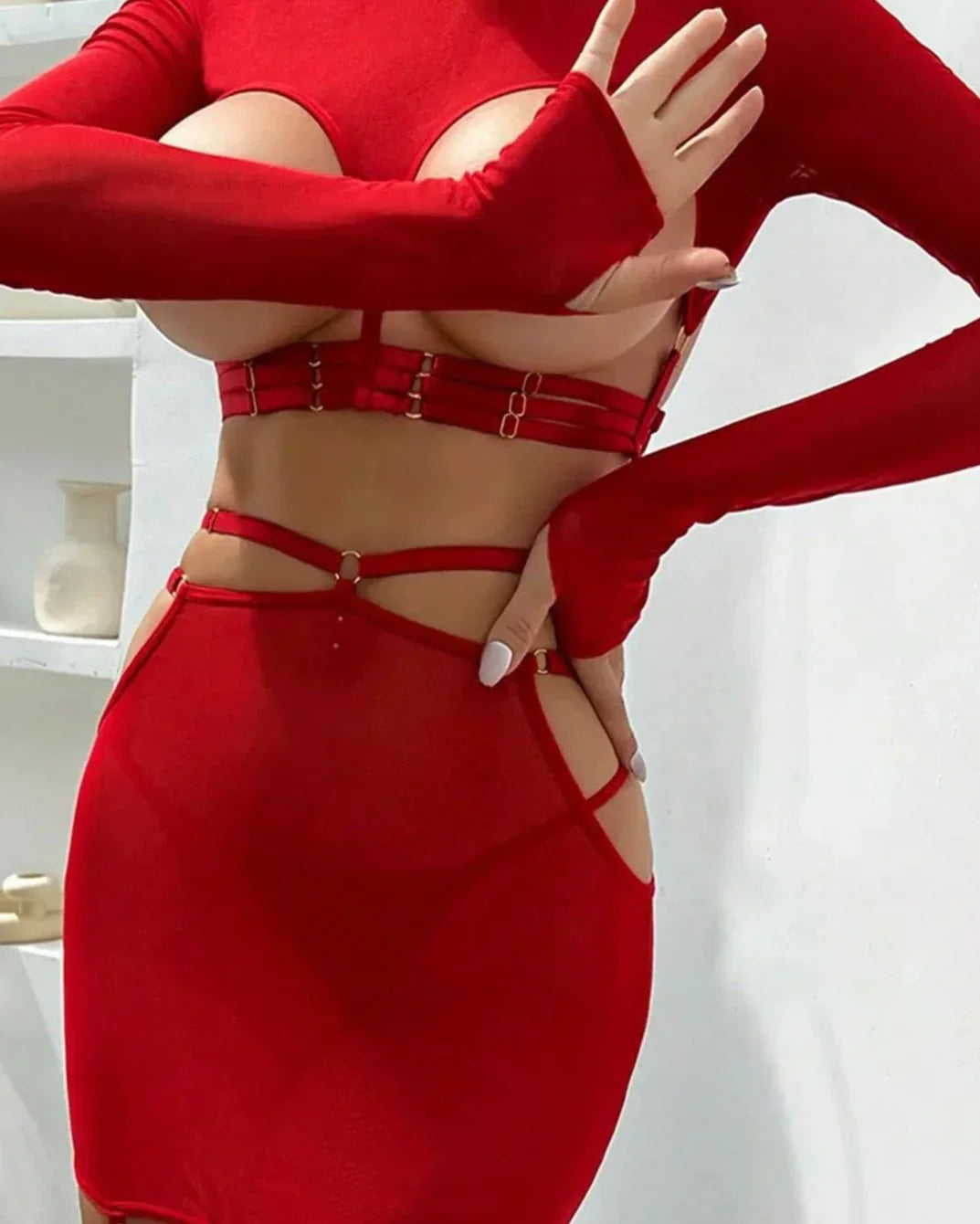 Killer Kurves Scarlet Temptation Edition Lingerie Set