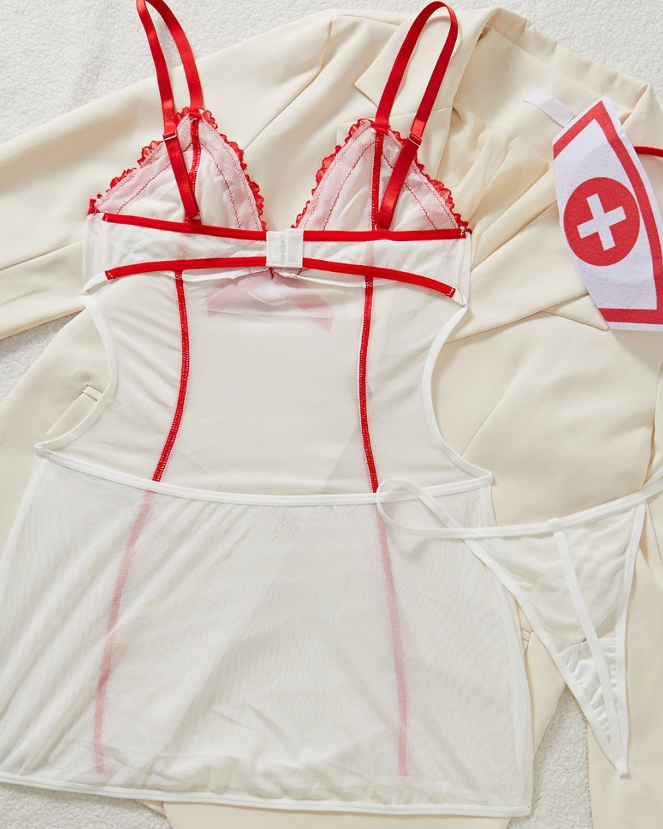 Caregiver Chic Roleplay Ensemble Lingerie