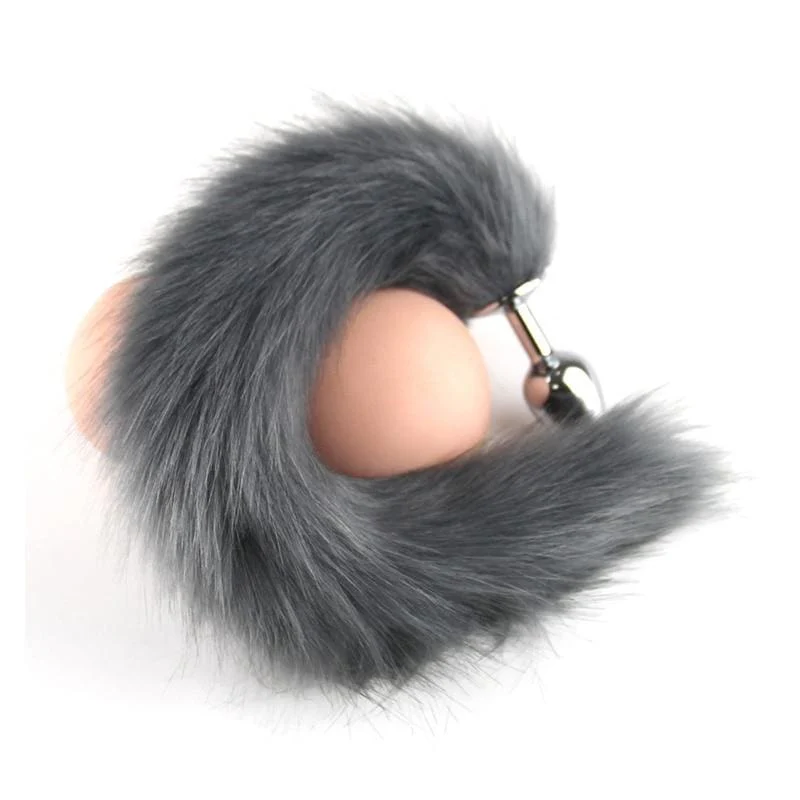 Fox Tail Steel Butt/Anal plug