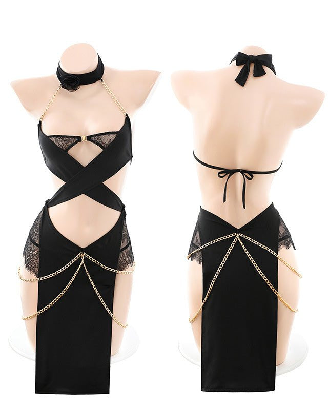 Kitten’s Embrace Roleplay Lingerie Set