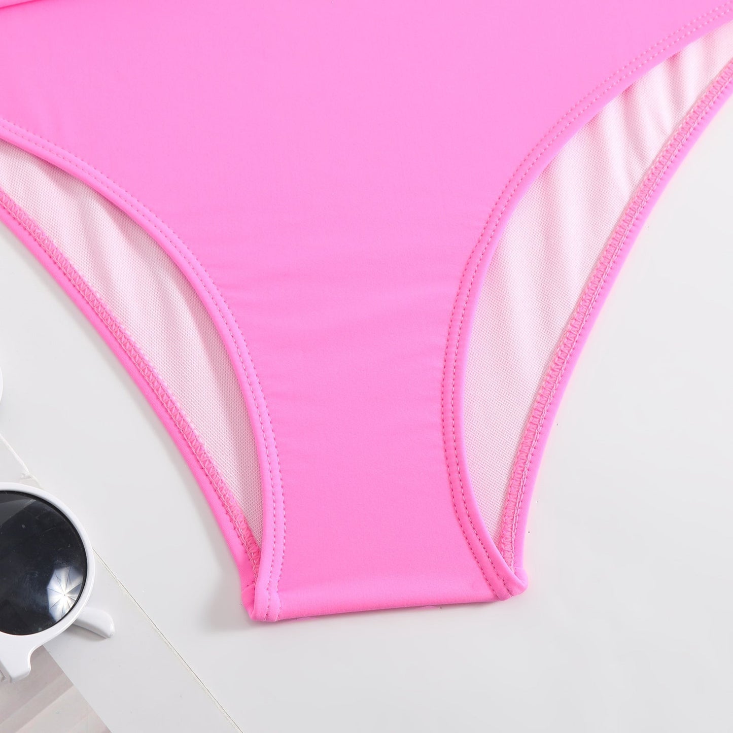 One Piece Cut Out Swimwear With Slimming Skirt By