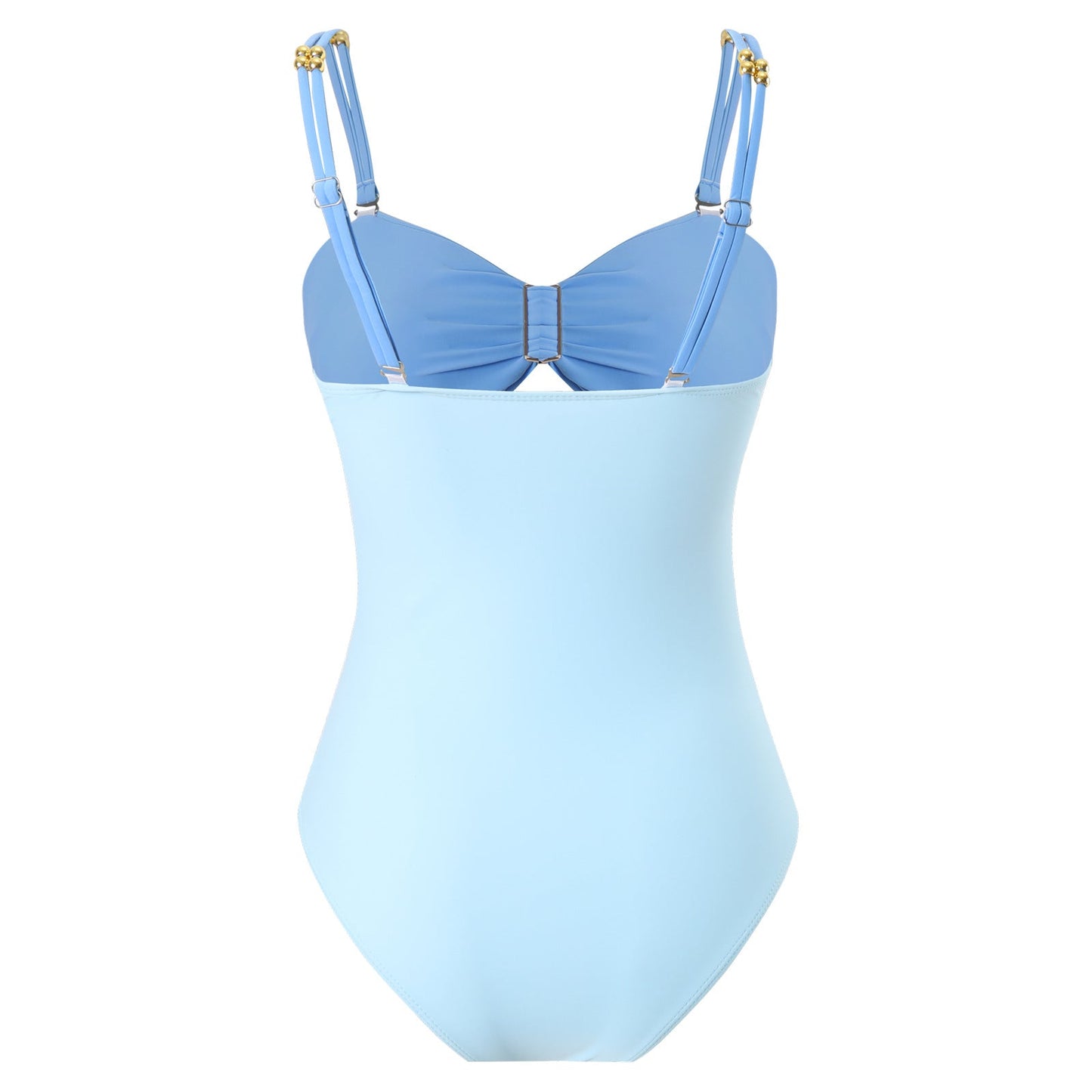 One Piece Cut Out Swimwear With Slimming Skirt By