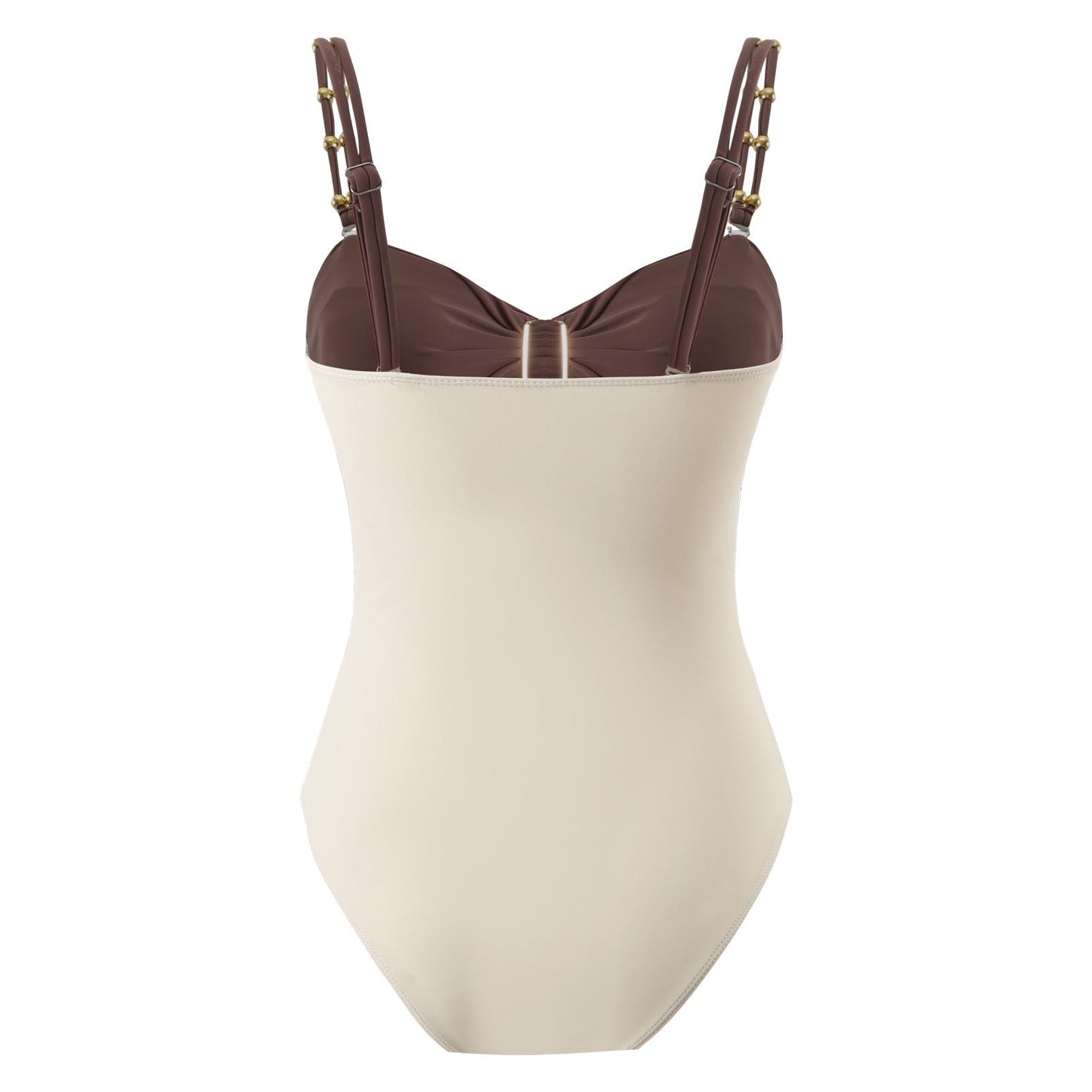 One Piece Cut Out Swimwear With Slimming Skirt By