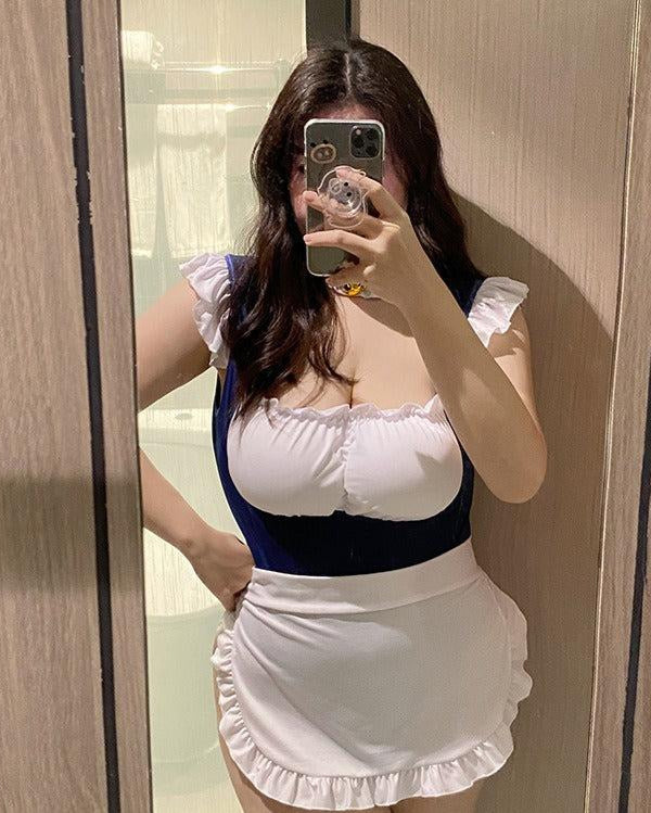 Curvy Charm Maid Plus Size Roleplay Lingerie