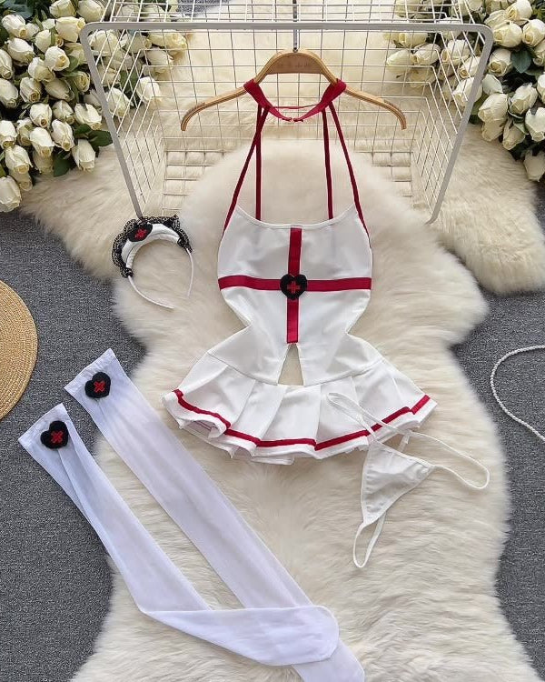Doctor’s Orders Four Piece Lingerie Set