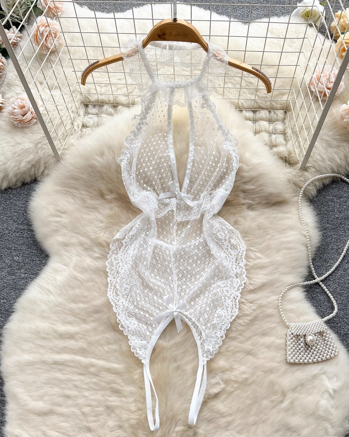Polka Dot Passion One Piece Lingerie