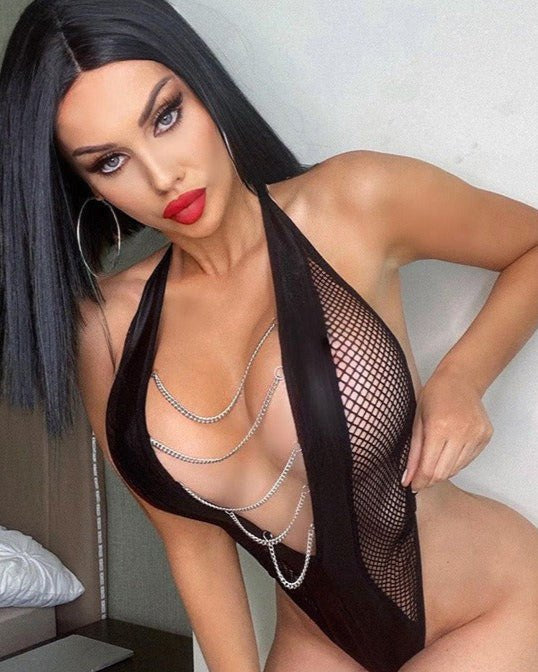 Wild Obsession Metallic Chain Lingerie