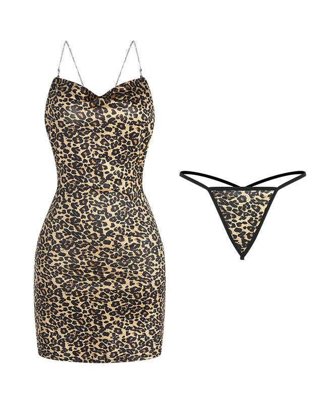 Jungle Fever Backless Lingerie