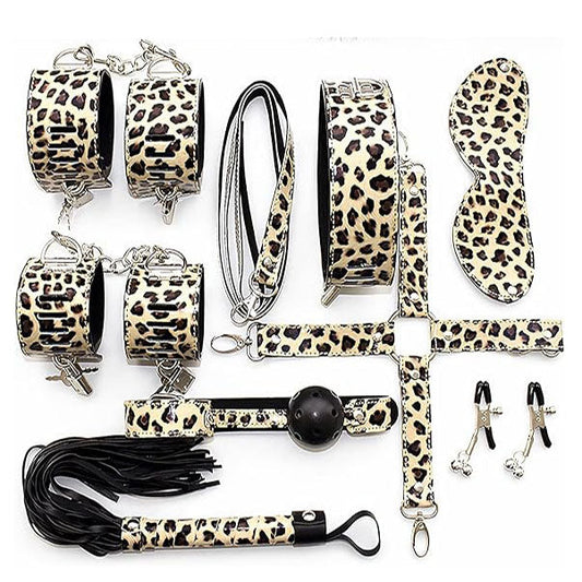 Printed 8 Pc BDSM-Bondage Kit