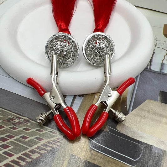 Ball Design Tassel Hanging Nipple Clamps