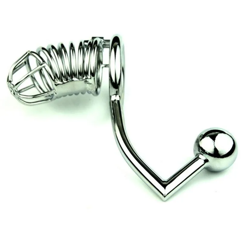 Spring Hook Chastity Lock For Men