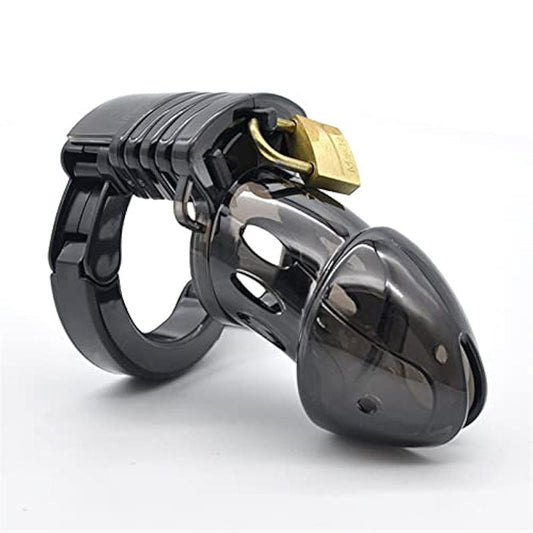 Male Pvc Fully Adjustable Chasity Cage lock