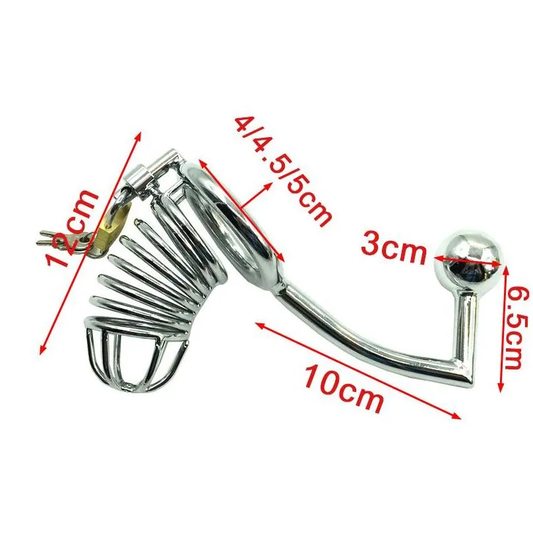 Spring Hook Chastity Lock For Men