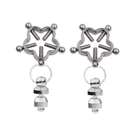 2Pc Screw Nipple Metal Clamps