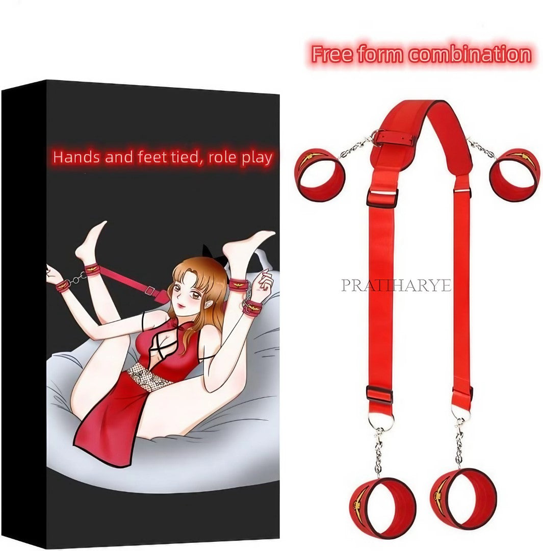 Bdsm Bondage Thigh & Hand Adjustable Sling Restraint Couple