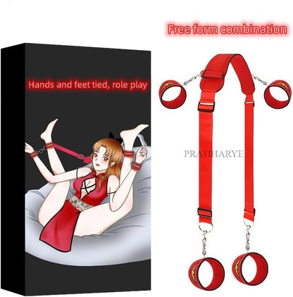 Bdsm Bondage Thigh & Hand Adjustable Sling Restraint Couple