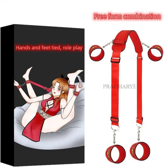 Bdsm Bondage Thigh & Hand Adjustable Sling Restraint Couple