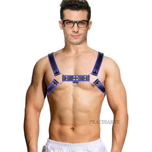 Men's Leather Body Chest Harness Belt