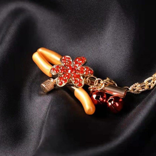 Premium Layered Chain Nipple Clamps