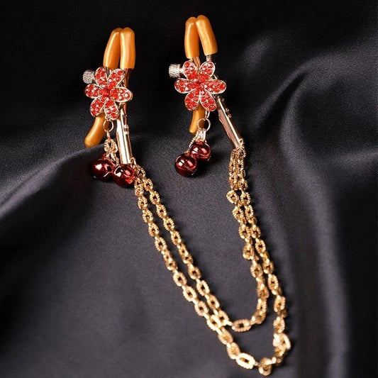 Premium Layered Chain Nipple Clamps