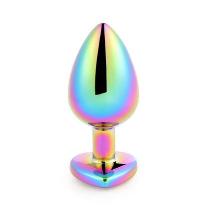 Ultra Premium Rainbow Heart Butt Plug