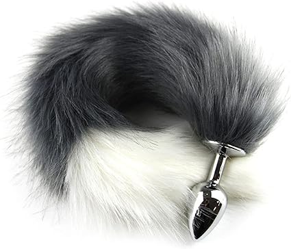 Stainless Steel Fox Tail Butt/Anal Plug