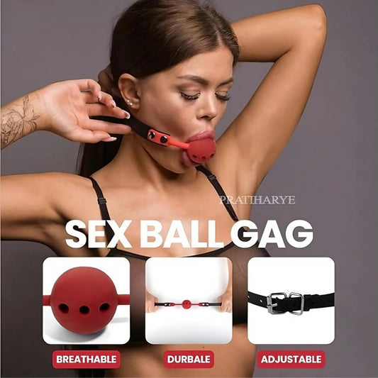 Silicone Adjustable Breathable Gag Ball