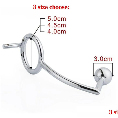 Spring Hook Chastity Lock For Men
