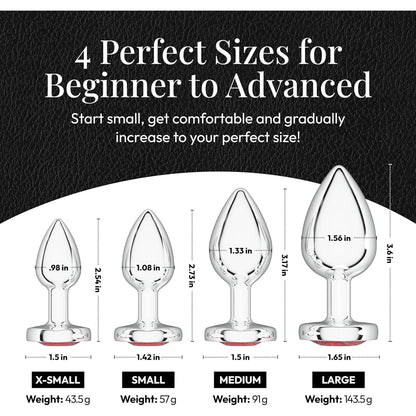 Premium Aluminum Alloy Circle Butt Plug unisex