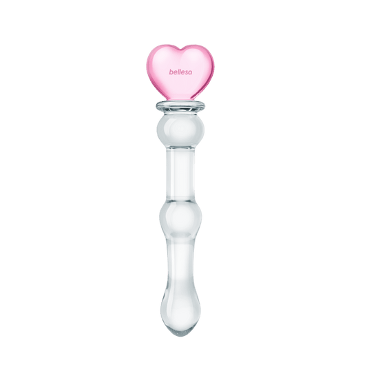 Glass Heart Dildo