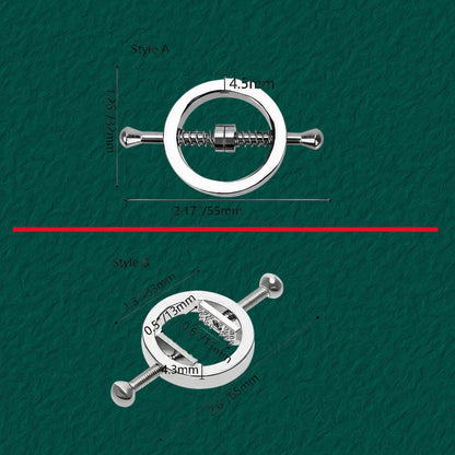 Adjustable Nipple Clamps Screw & Spring