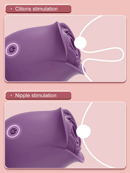 Rose whisper Sensual Sucking Vibrator