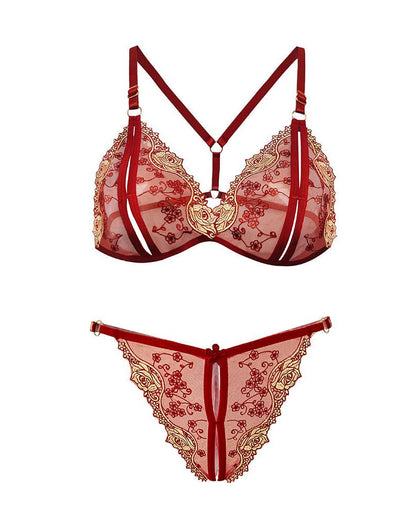 Petal Kiss Two-Piece Lingerie Set