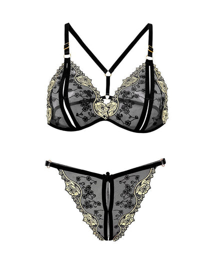 Petal Kiss Two-Piece Lingerie Set